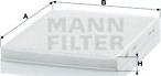 Mann-Filter CU 2436 - Filtrs, Salona telpas gaiss www.autospares.lv