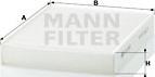 Mann-Filter CU 2433 - Filtrs, Salona telpas gaiss autospares.lv