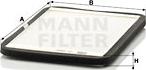 Mann-Filter CU 2424 - Filtrs, Salona telpas gaiss autospares.lv