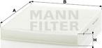 Mann-Filter CU 2545 - Filter, interior air www.autospares.lv