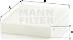 Mann-Filter CU 25 001 - Filtrs, Salona telpas gaiss www.autospares.lv