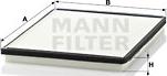 Mann-Filter CU 2530 - Filtrs, Salona telpas gaiss autospares.lv