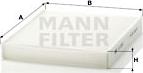 Mann-Filter CU 2533-2 - Filtrs, Salona telpas gaiss autospares.lv