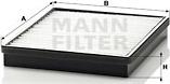 Mann-Filter CU 2520 - Filtrs, Salona telpas gaiss www.autospares.lv