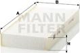 Mann-Filter CU 2642 - Filtrs, Salona telpas gaiss www.autospares.lv