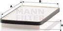 Mann-Filter CU 2650 - Filtrs, Salona telpas gaiss www.autospares.lv