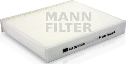 Mann-Filter CU 26 010/2 - Filtrs, Salona telpas gaiss autospares.lv