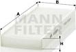 Mann-Filter CU 2623 - Filtrs, Salona telpas gaiss www.autospares.lv