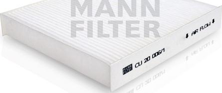 Mann-Filter CU 20 006/1 - Filtrs, Salona telpas gaiss www.autospares.lv