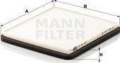 Mann-Filter CU 20 010 - Filtrs, Salona telpas gaiss www.autospares.lv