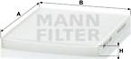 Mann-Filter CU 2026 - Фильтр воздуха в салоне www.autospares.lv