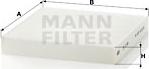 Mann-Filter CU 2149 - Filtrs, Salona telpas gaiss autospares.lv