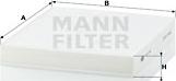 Mann-Filter CU 2141 - Filtrs, Salona telpas gaiss autospares.lv