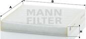 Mann-Filter CU 21 003 - Filtrs, Salona telpas gaiss autospares.lv