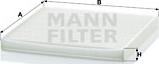 Mann-Filter CU 2131 - Filter, interior air www.autospares.lv