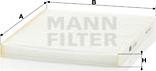 Mann-Filter CU 2129 - Filtrs, Salona telpas gaiss www.autospares.lv