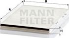 Mann-Filter CU 2839 - Filtrs, Salona telpas gaiss www.autospares.lv