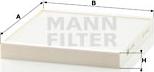 Mann-Filter CU 2349 - Filtrs, Salona telpas gaiss www.autospares.lv