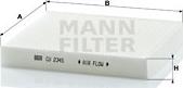 Mann-Filter CU 2345 - Filtrs, Salona telpas gaiss www.autospares.lv