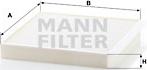 Mann-Filter CU 2356 - Filtrs, Salona telpas gaiss www.autospares.lv