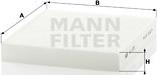 Mann-Filter CU 2351 - Filtrs, Salona telpas gaiss autospares.lv