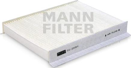 Mann-Filter CU 2335/1 - Filtrs, Salona telpas gaiss www.autospares.lv