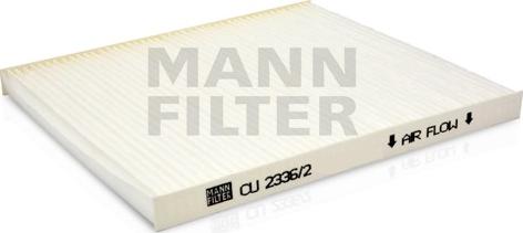 Mann-Filter CU 2336/2 - Filtrs, Salona telpas gaiss www.autospares.lv