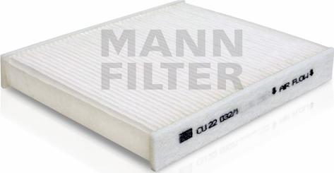 Mann-Filter CU 22 032/1 - Filtrs, Salona telpas gaiss www.autospares.lv