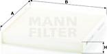 Mann-Filter CU 22 029 - Filtrs, Salona telpas gaiss www.autospares.lv