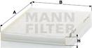 Mann-Filter CU 2218 - Фильтр воздуха в салоне www.autospares.lv