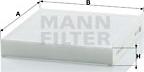 Mann-Filter CU 2232 - Фильтр воздуха в салоне www.autospares.lv