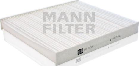 Mann-Filter CU 2227/1 - Filtrs, Salona telpas gaiss autospares.lv