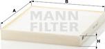 Mann-Filter CU 2227 - Filtrs, Salona telpas gaiss www.autospares.lv