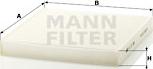 Mann-Filter CU 27 008 - Filtrs, Salona telpas gaiss autospares.lv