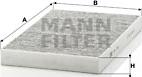 Mann-Filter CUK 3192 - Filter, interior air www.autospares.lv