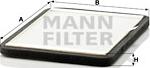 Mann-Filter CUK 2424 - Filtrs, Salona telpas gaiss www.autospares.lv