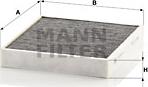 Mann-Filter CUK 26 010 - Filter, interior air www.autospares.lv