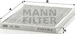 Mann-Filter CUK 2243 - Фильтр воздуха в салоне www.autospares.lv