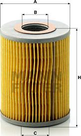 Mann-Filter H 1038 x - Eļļas filtrs www.autospares.lv