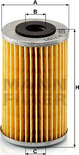 Mann-Filter H 715/1 n - Oil Filter www.autospares.lv