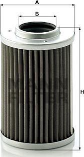 Mann-Filter H 710/1 x - Hidrofiltrs, Automātiskā pārnesumkārba www.autospares.lv