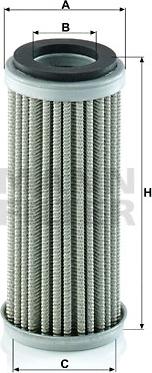 Mann-Filter HD 5004 - Hidrofiltrs, Stūres iekārta www.autospares.lv