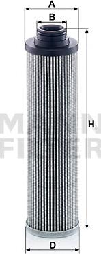 Mann-Filter HD 670 x - Filtrs, Hidropacēlāja sistēma www.autospares.lv