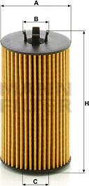 Mann-Filter HU 6019 z - Масляный фильтр www.autospares.lv