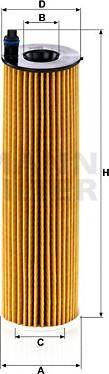 Mann-Filter HU 6020 z - Eļļas filtrs www.autospares.lv