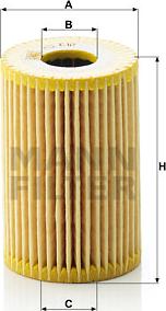 Mann-Filter HU 610 x - Oil Filter www.autospares.lv