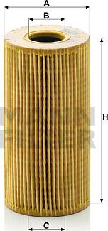 Mann-Filter HU 618 x - Eļļas filtrs www.autospares.lv