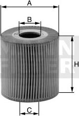 Mann-Filter HU 1077/1 x - Eļļas filtrs www.autospares.lv