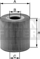 Mann-Filter HU 1077 x - Eļļas filtrs www.autospares.lv