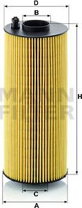 Mann-Filter HU 11 003 y - Eļļas filtrs www.autospares.lv